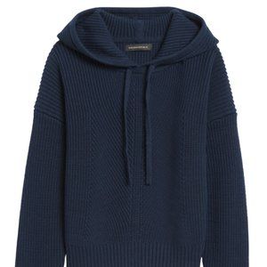 Banana Republic - Cropped Sweater Hoodie